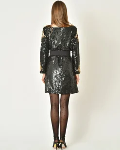La Piscine Paris Robe à sequins et broderies Clips*Femme Robes