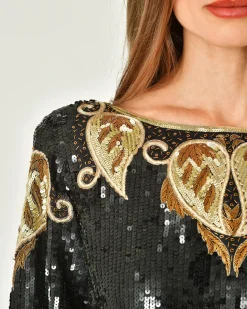 La Piscine Paris Robe à sequins et broderies Clips*Femme Robes