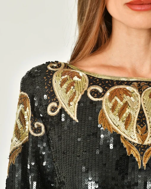 La Piscine Paris Robe à sequins et broderies Clips*Femme Robes