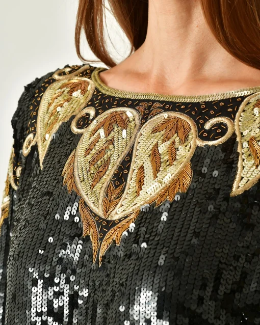 La Piscine Paris Robe à sequins et broderies Clips*Femme Robes