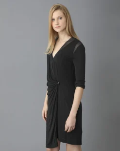 La Piscine Paris Robe asymétrique à fronces et ornement Emanuel Ungaro*Femme Robes
