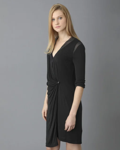 La Piscine Paris Robe asymétrique à fronces et ornement Emanuel Ungaro*Femme Robes