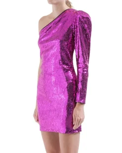La Piscine Paris Robe asymétrique à sequins*Femme Robes