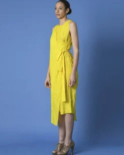 La Piscine Paris Robe asymétrique en soie Ter Et Bantine*Femme Robes