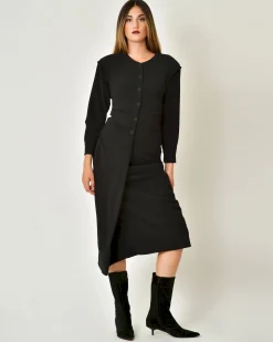 La Piscine Paris Robe avec épaulettes et plis Malloni*Femme Robes