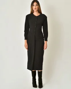 La Piscine Paris Robe avec épaulettes et plis Malloni*Femme Robes