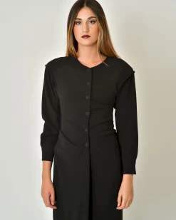 La Piscine Paris Robe avec épaulettes et plis Malloni*Femme Robes