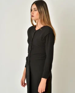 La Piscine Paris Robe avec épaulettes et plis Malloni*Femme Robes