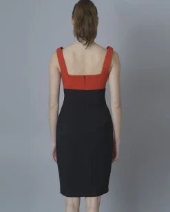 La Piscine Paris Robe bicolore Fausto Puglisi*Femme Robes