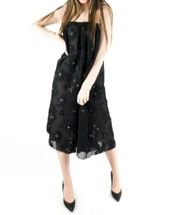La Piscine Paris Robe bi-matière en jacquard Laviniaturra*Femme Robes