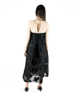 La Piscine Paris Robe bi-matière en jacquard Laviniaturra*Femme Robes