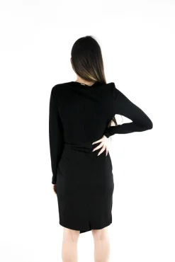 La Piscine Paris Robe bi-matières drapée lamée Nenette*Femme Robes