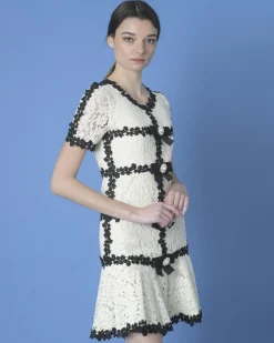 La Piscine Paris Robe he en dentelle Edward Achour*Femme Robes