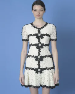 La Piscine Paris Robe he en dentelle Edward Achour*Femme Robes