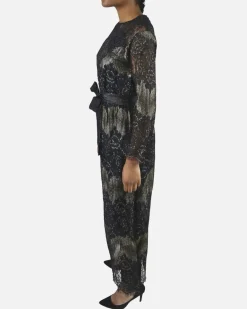 La Piscine Paris Robe e et dorée en dentelle Isabelle Blanche*Femme Robes