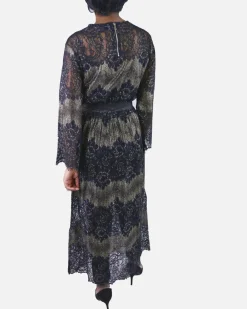 La Piscine Paris Robe e et dorée en dentelle Isabelle Blanche*Femme Robes