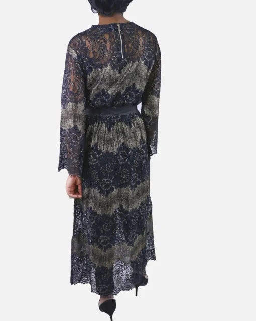 La Piscine Paris Robe e et dorée en dentelle Isabelle Blanche*Femme Robes