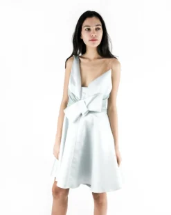 La Piscine Paris Robe boule bi-matières à gros noeud Elisabetta Franchi*Femme Robes