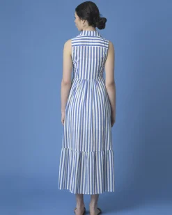 La Piscine Paris Robe chemise à rayures Nenette*Femme Robes