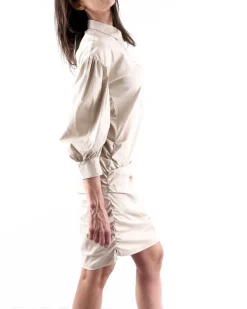 La Piscine Paris Robe chemise à détails froncé Sara Roka*Femme Robes