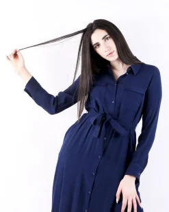 La Piscine Paris Robe chemisier en crêpe e Momoni*Femme Robes