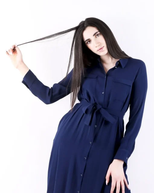 La Piscine Paris Robe chemisier en crêpe e Momoni*Femme Robes