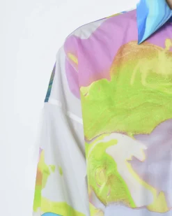 La Piscine Paris Robe chemisier motif abstrait Sara Roka*Femme Robes