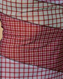 La Piscine Paris Robe courte à imprimé à carreaux Miaou*Femme Robes