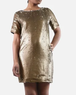 La Piscine Paris Robe e/argent à sequins Isabelle Blanche*Femme Robes