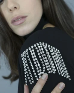 La Piscine Paris Robe drapée e ornée de strass Space Simona Corsellini*Femme Robes