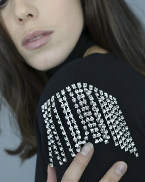 La Piscine Paris Robe drapée e ornée de strass Space Simona Corsellini*Femme Robes