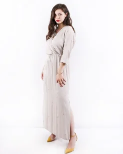 La Piscine Paris Robe empire en satin cloutée SVNTY*Femme Robes