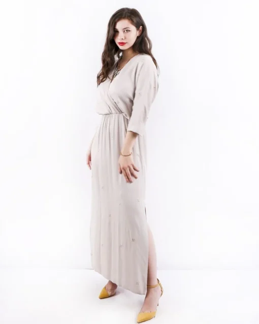 La Piscine Paris Robe empire en satin cloutée SVNTY*Femme Robes