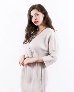 La Piscine Paris Robe empire en satin cloutée SVNTY*Femme Robes
