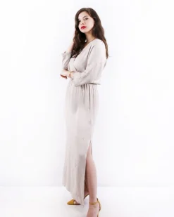 La Piscine Paris Robe empire en satin cloutée SVNTY*Femme Robes