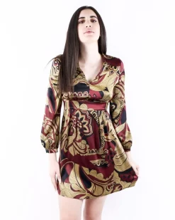 La Piscine Paris Robe empire en soie à imprimé floral Momoni*Femme Robes