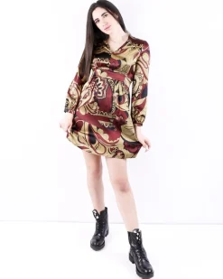 La Piscine Paris Robe empire en soie à imprimé floral Momoni*Femme Robes