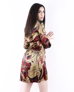 La Piscine Paris Robe empire en soie à imprimé floral Momoni*Femme Robes