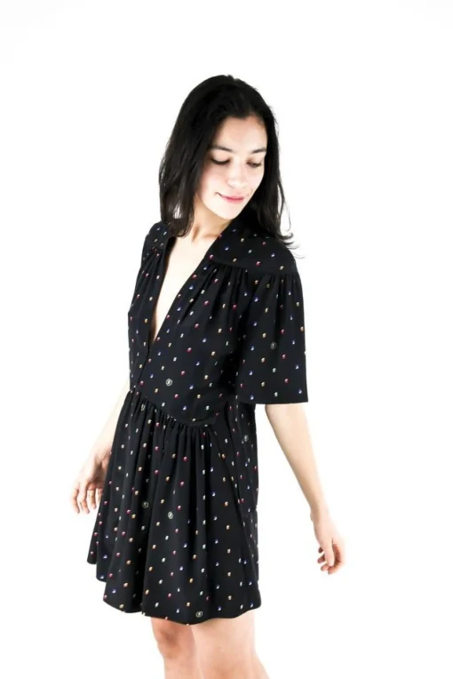 La Piscine Paris Robe empire en soie à motifs Stella Mc Cartney*Femme Robes