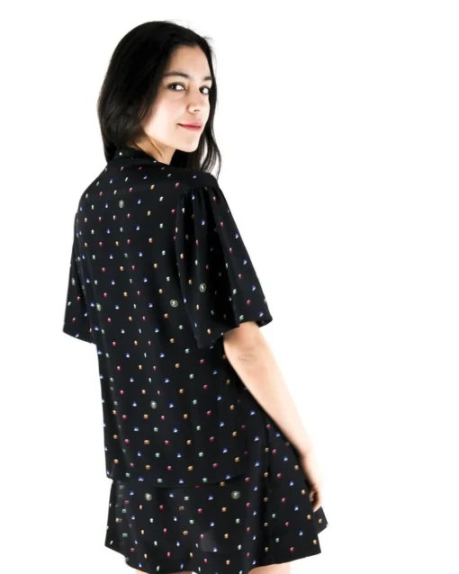 La Piscine Paris Robe empire en soie à motifs Stella Mc Cartney*Femme Robes