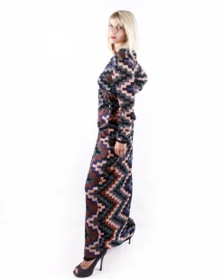 La Piscine Paris Robe empire multicolore à motifs géométriques Missoni*Femme Robes