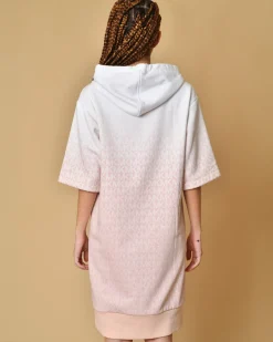 La Piscine Paris Robe en coton imprimé à capuche Michael Kors*Femme Robes