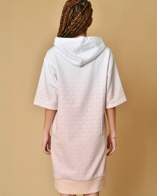 La Piscine Paris Robe en coton imprimé à capuche Michael Kors*Femme Robes