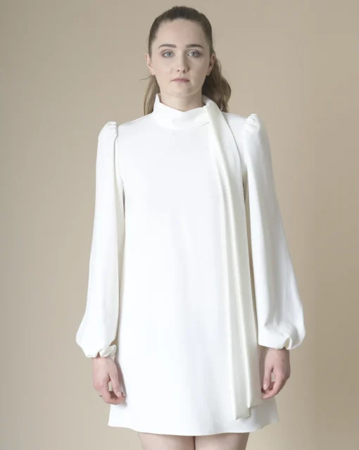 La Piscine Paris Robe en crêpe à col à nouer P.A.R.O.S.H*Femme Robes