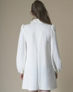 La Piscine Paris Robe en crêpe à col à nouer P.A.R.O.S.H*Femme Robes