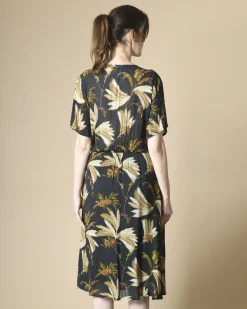 La Piscine Paris Robe en crêpe à imprimé fleuri Diega*Femme Robes