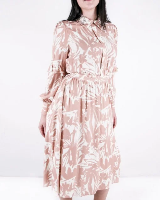La Piscine Paris Robe en crêpe à imprimé floral Elisabetta Franchi*Femme Robes