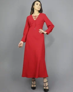 La Piscine Paris Robe en crêpe à lacets Space Simona Corsellini*Femme Robes