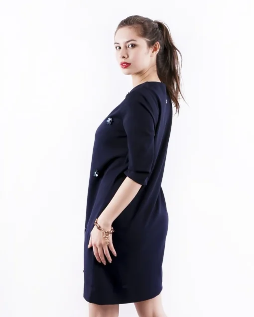 La Piscine Paris Robe en crêpe à broderies fleurs SVNTY*Femme Robes