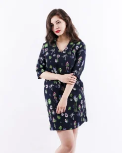 La Piscine Paris Robe en crêpe à imprimé floral SVNTY*Femme Robes